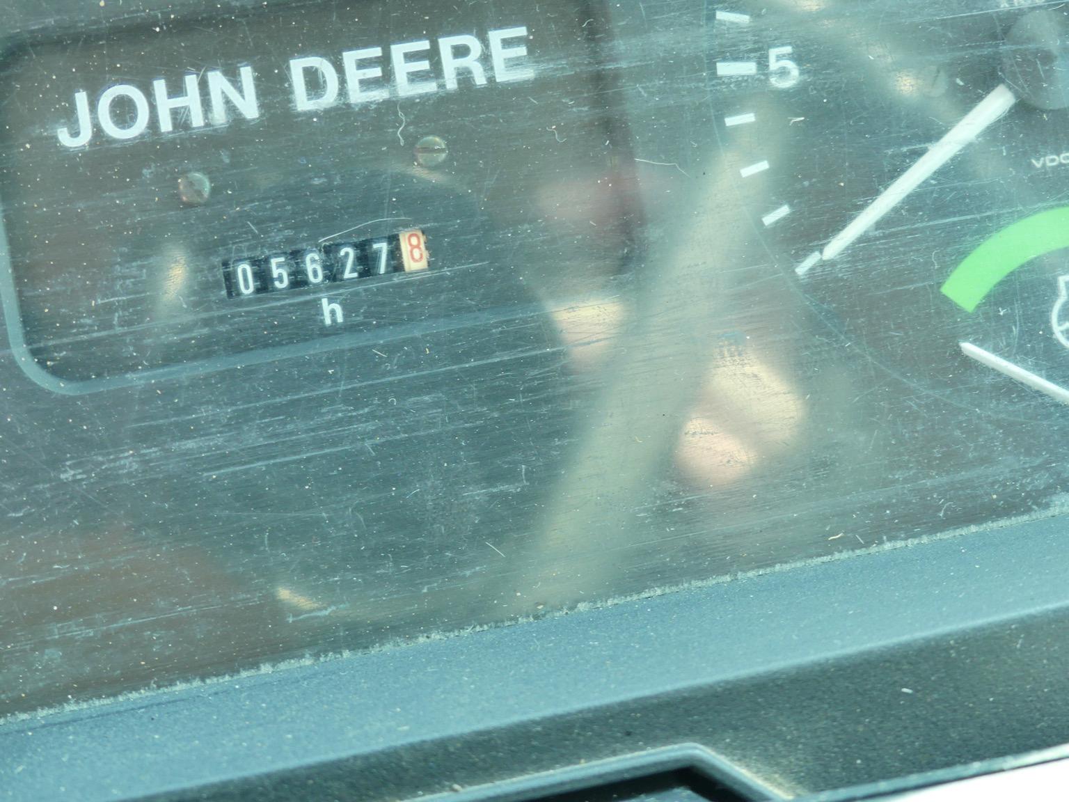 John Deere 6400 MFWD Tractor, s/n L06400V128074: C/A, Meter Shows 5626 hrs