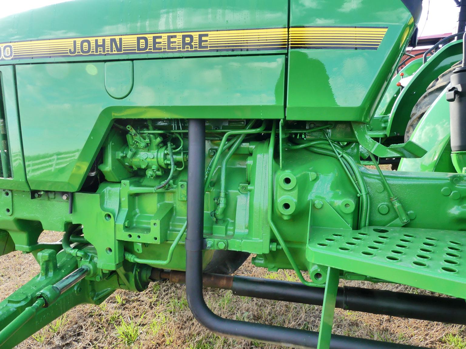 John Deere 5400 MFWD Tractor, s/n LV5400E642805: Meter Shows 8749 hrs