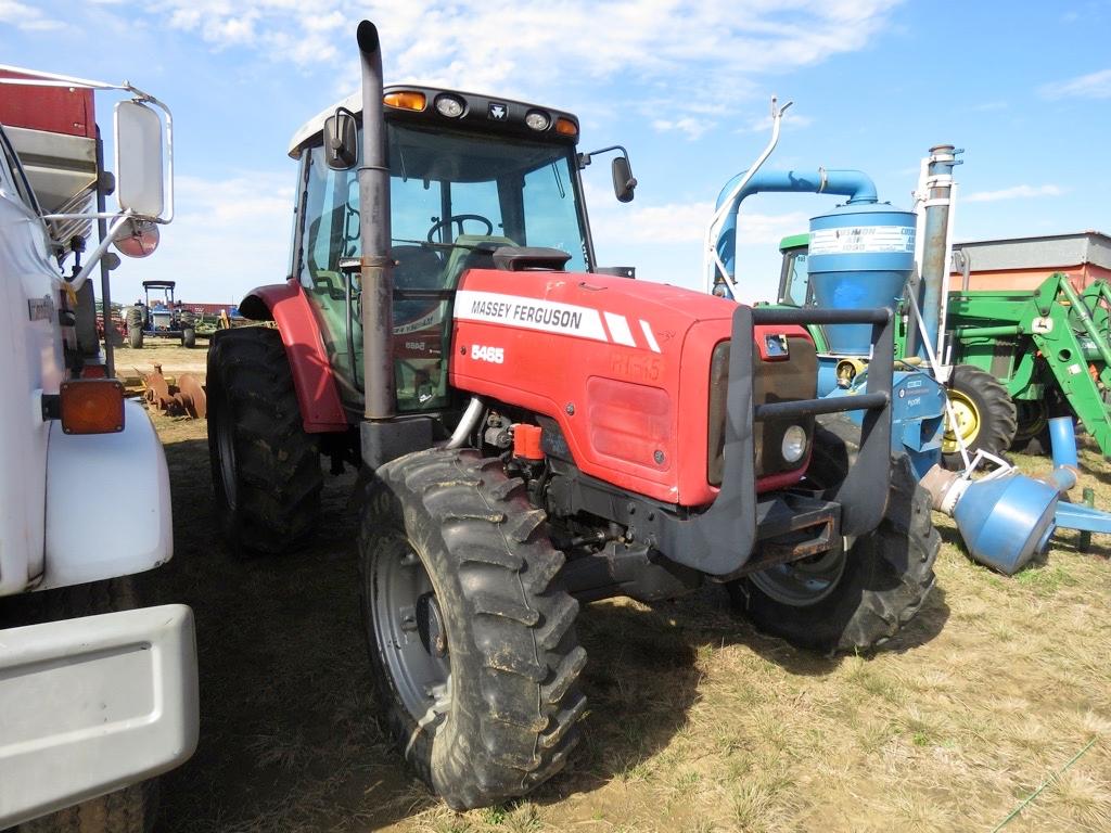 Massey Ferguson 5465 MFWD Tractor, s/n R016031: Encl. Cab, PTO, 3 Hyd. Remo