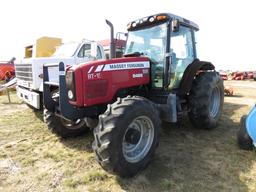 Massey Ferguson 5465 MFWD Tractor, s/n R016031: Encl. Cab, PTO, 3 Hyd. Remo