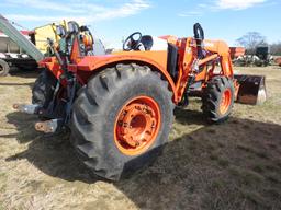 2019 Kubota M5-111D MFWD Tractor, s/n 55186: Kubota LA1854 Loader w/ Bkt.,