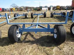 Irrigation Pipe Trailer: 4-wheel, Bumper-pull