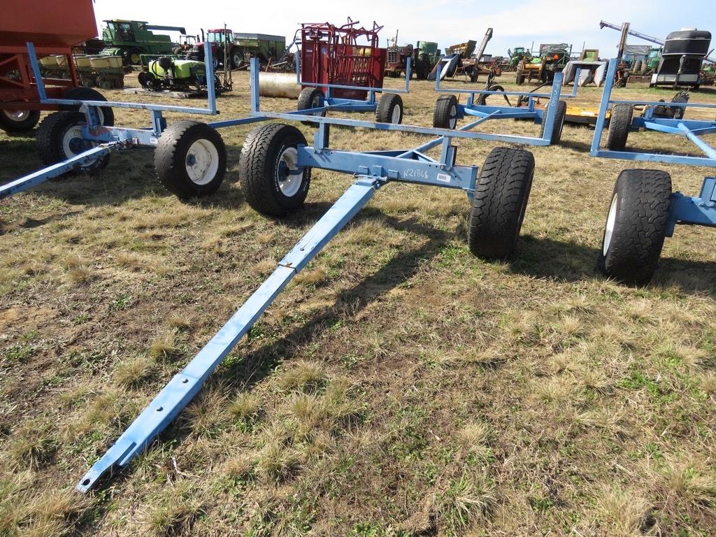 Irrigation Pipe Trailer: 4-wheel, Bumper-pull