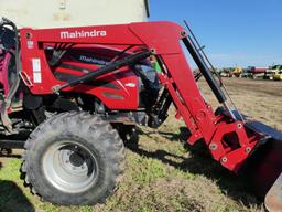 Mahindra 2555 MFWD Tractor, s/n 55ARK00566: HST, Loader w/ Bkt., Meter Show