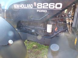 New Holland 8260 MFWD Tractor, s/n 082002B: C/A