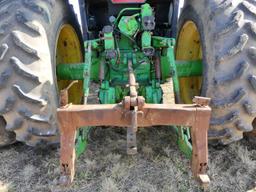 John Deere 4955 MFWD Tractor, s/n RW4955P007344: C/A, Rear Duals, Front Wei