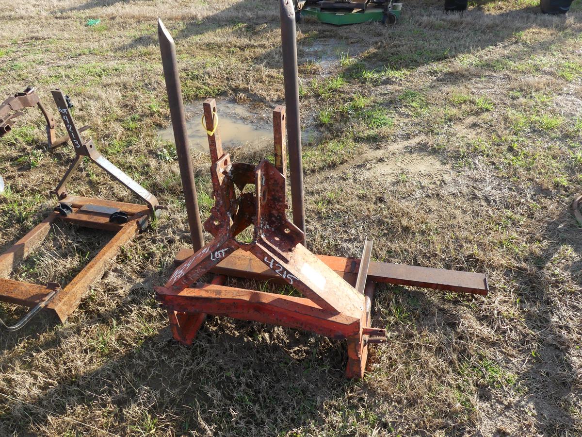 Homemade Mount for Rolling Out Fence Wire