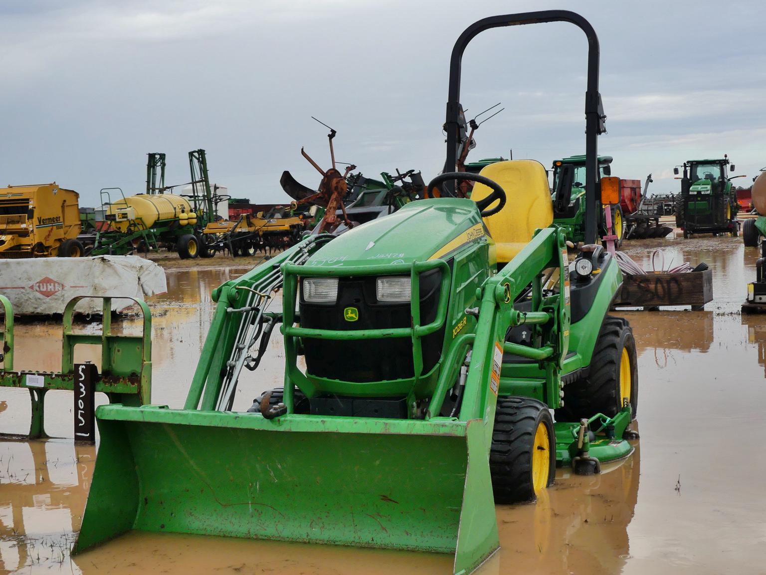 2012 John Deere 1026R MFWD Tractor, s/n 1LV1026RKCH215916: H120 Loader w/ B