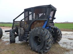 New Holland/Woods Boss MFWD Forestry Tractor: Fire Damaged, Hyd. Winch