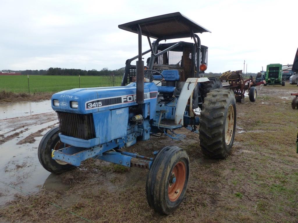 Ford 3415 Tractor, s/n 21276: Meter Shows 1799 hrs
