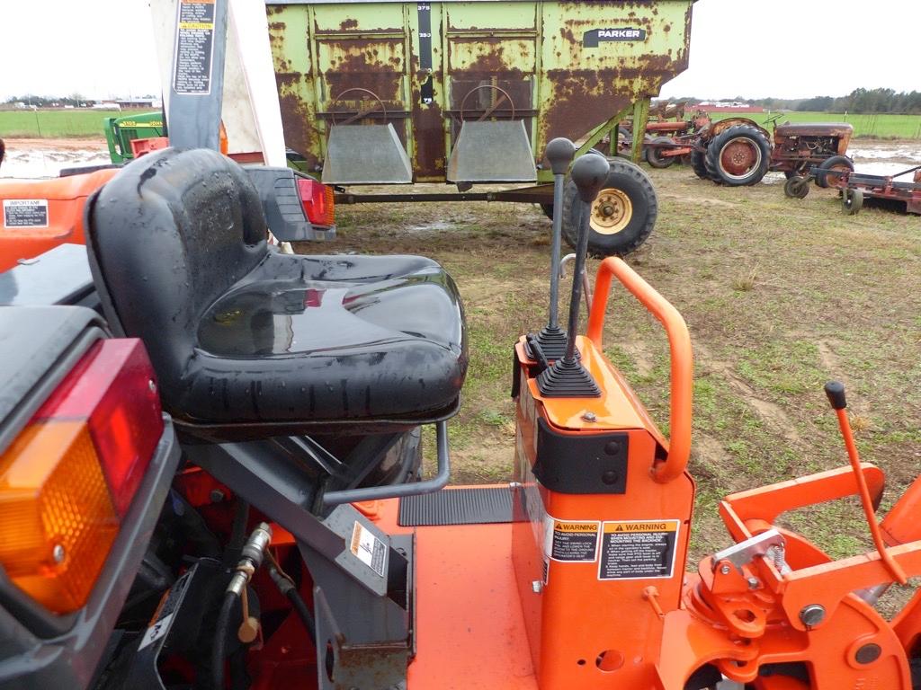 2014 Kubota MX7400D MFWD Tractor, s/n 53531: Loader w/ Bkt. & Forks, Backho