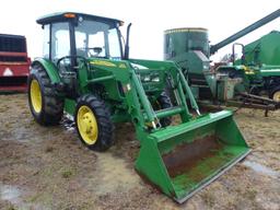 2014 John Deere 5055E MFWD Tractor, s/n 1LV5055EVE4240220: C/A, Front Loade