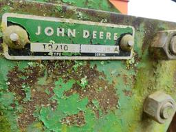 John Deere 210 Cultivator, s/n 024L88