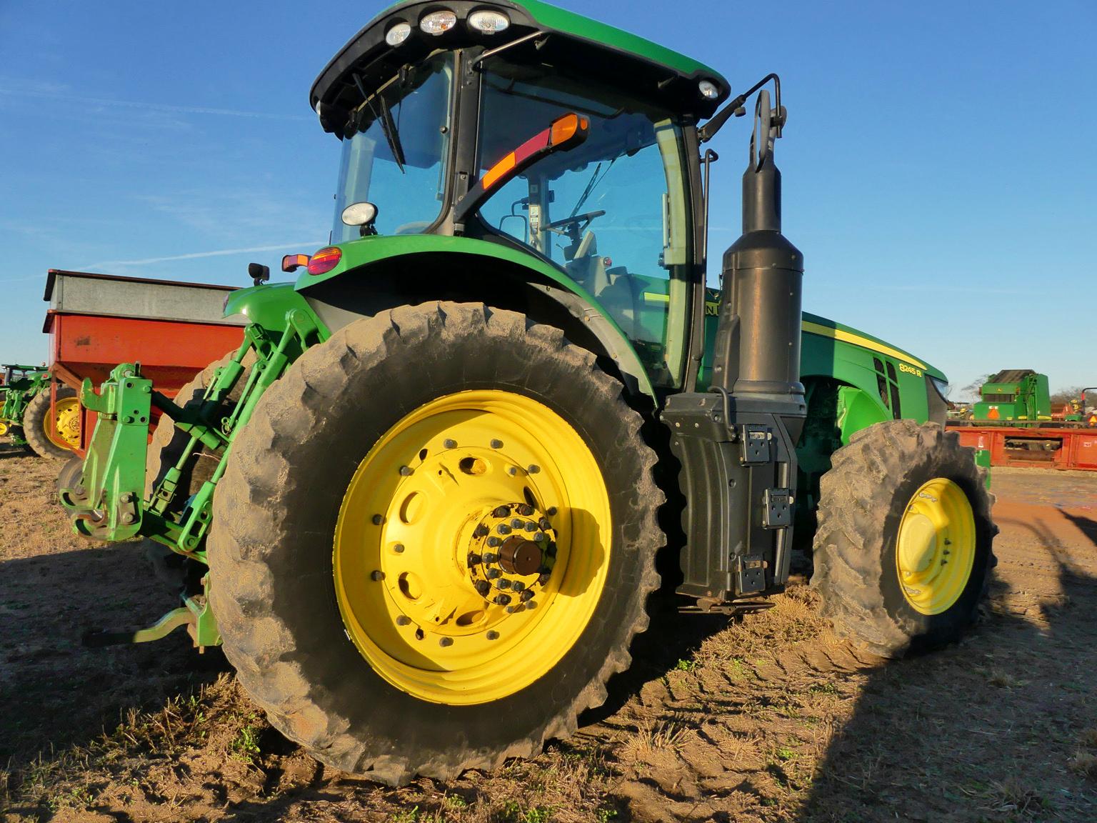 2017 John Deere 8245R MFWD Tractor, s/n 1RW8245REHP120783: C/A, Factory Dua