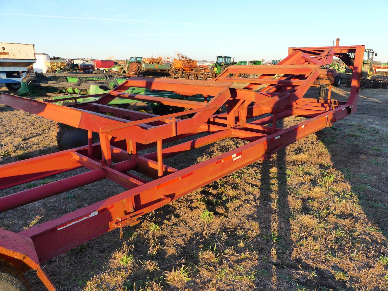 Gooseneck 5-bale Hay Trailer, s/n 16G535J26VB080183