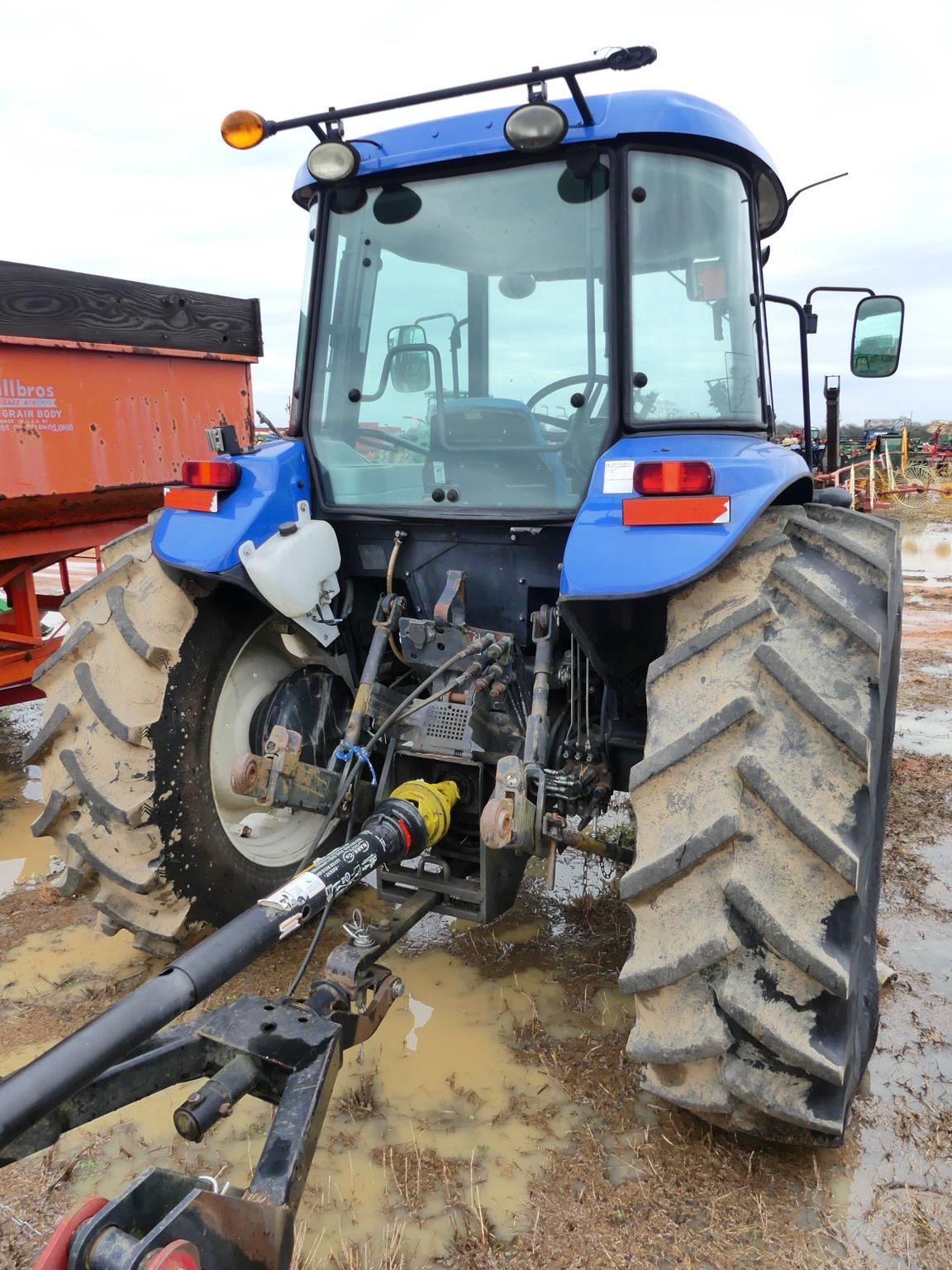 New Holland TD5050 MFWD Tractor, s/n 574024: C/A, Meter Shows 844 hrs