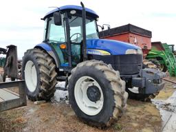 New Holland TD5050 MFWD Tractor, s/n 574024: C/A, Meter Shows 844 hrs