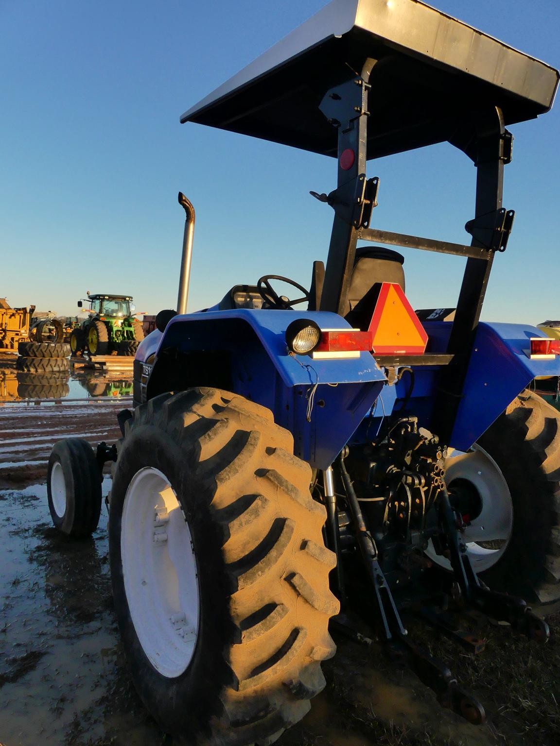 New Holland TS110 Tractor, s/n 104306B: Meter Shows 2758 hrs