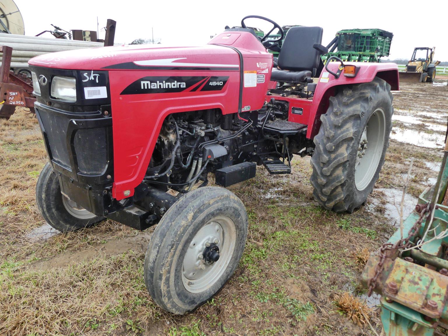 2015 Mahindra 4540 Tractor, s/n MBCNY1772: 2wd, Canopy, Meter Shows 219 hrs