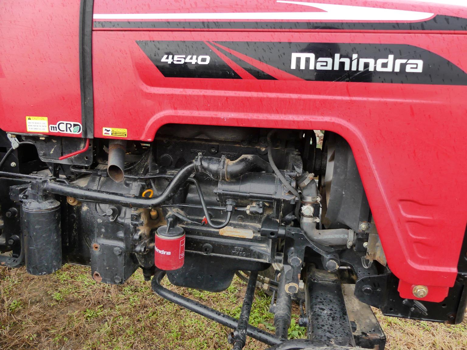 2015 Mahindra 4540 Tractor, s/n MBCNY1772: 2wd, Canopy, Meter Shows 219 hrs