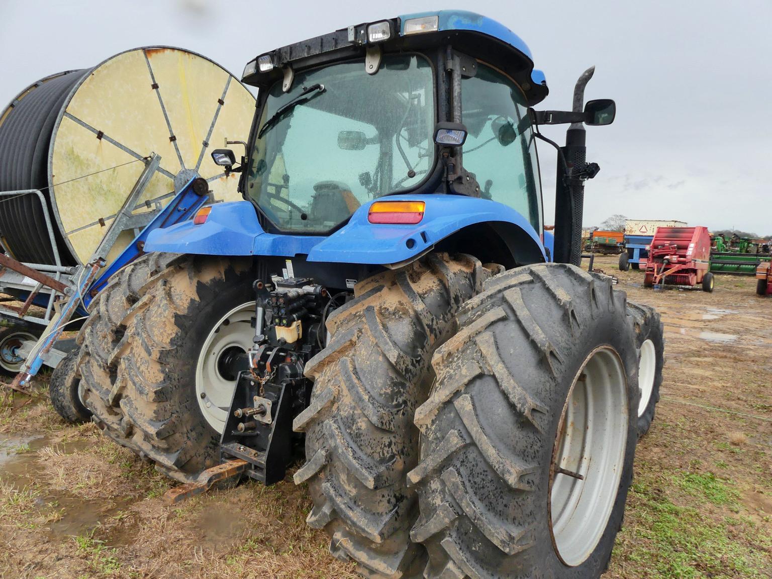 New Holland TS115A MFWD Tractor, s/n ACP248121: Duals, Meter Shows 1609 hrs