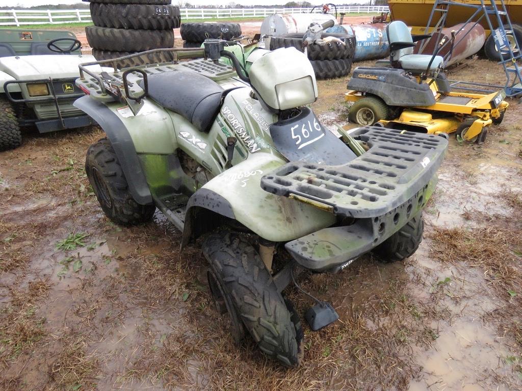 Polaris 500 Sportsman 4WD ATV, s/n 2962357