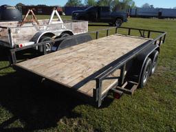 16' Trailer (No Title - Bill of Sale Only): T/A, Bumper-pull