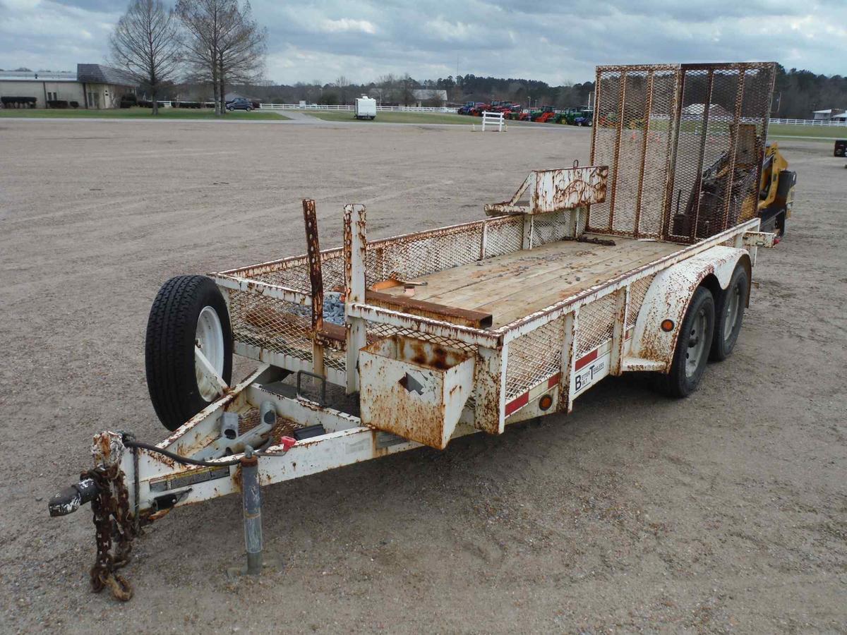 2012 Better Built Bumper-pull Trailer, s/n 4MNFB1422C1001295: Tailgate, T/A