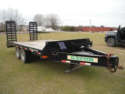 2018 Gator Tag Trailer, s/n 4Z1PB212XJS040478: T/A, Dovetail, Ramps (Owned