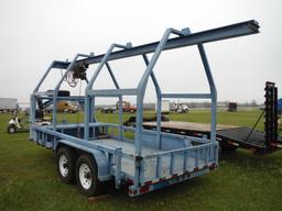 2010 Big Tex Monorail Gooseneck Trailer, s/n 16VGX1623A2358860: Warn 9000 l