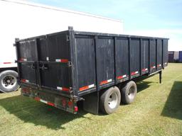 2015 Texas Pride 20' Gooseneck Dump Trailer, s/n 1B9K2HGD3FB624065: Two 120