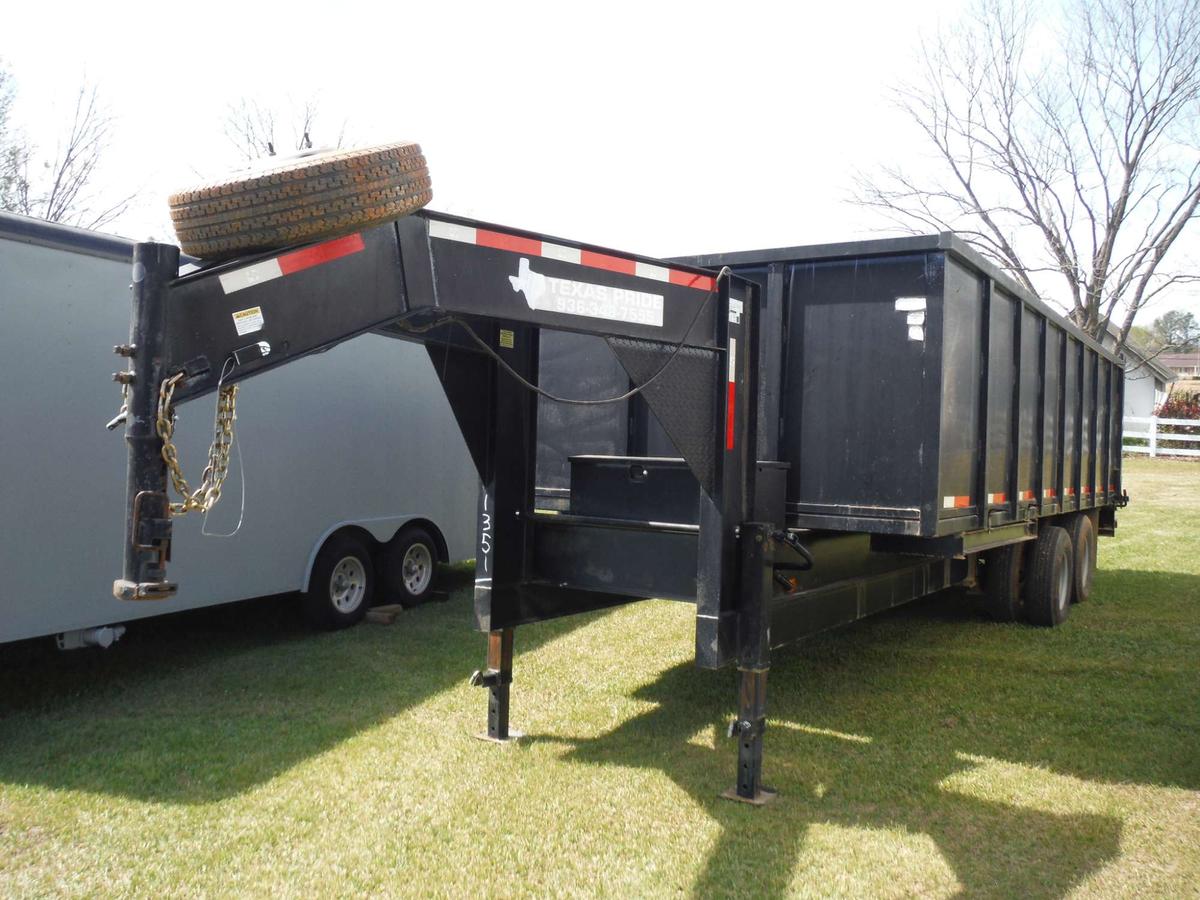 2015 Texas Pride 20' Gooseneck Dump Trailer, s/n 1B9K2HGD3FB624065: Two 120