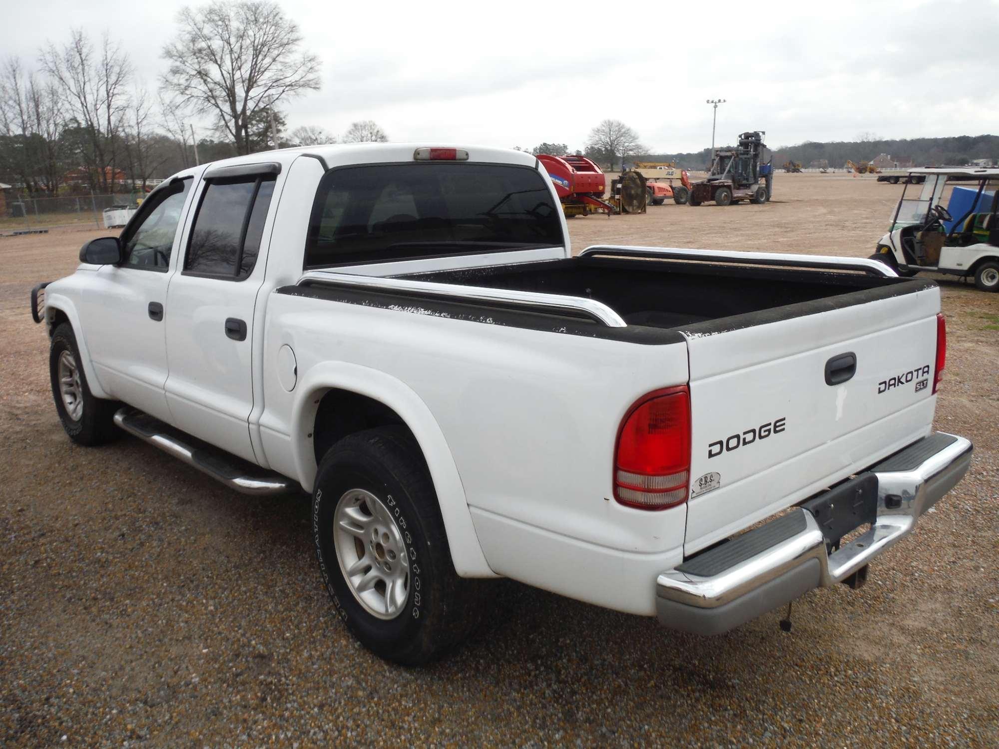 2004 Dodge Dakota Pickup, s/n 1D7HL48N34S717431 (Inoperable): Bad Eng., 4-d