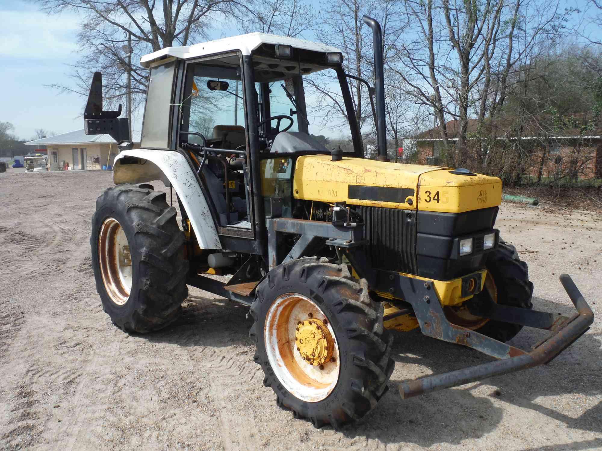 New Holland 7740 MFWD Tractor, s/n 069736B (Salvage): Bad Engine