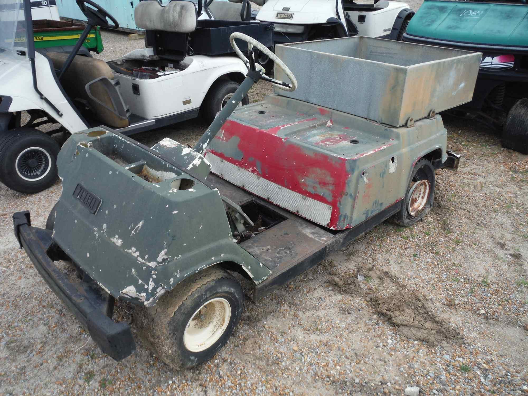 Yamaha Gas Utility Cart (No Title - Salvage)