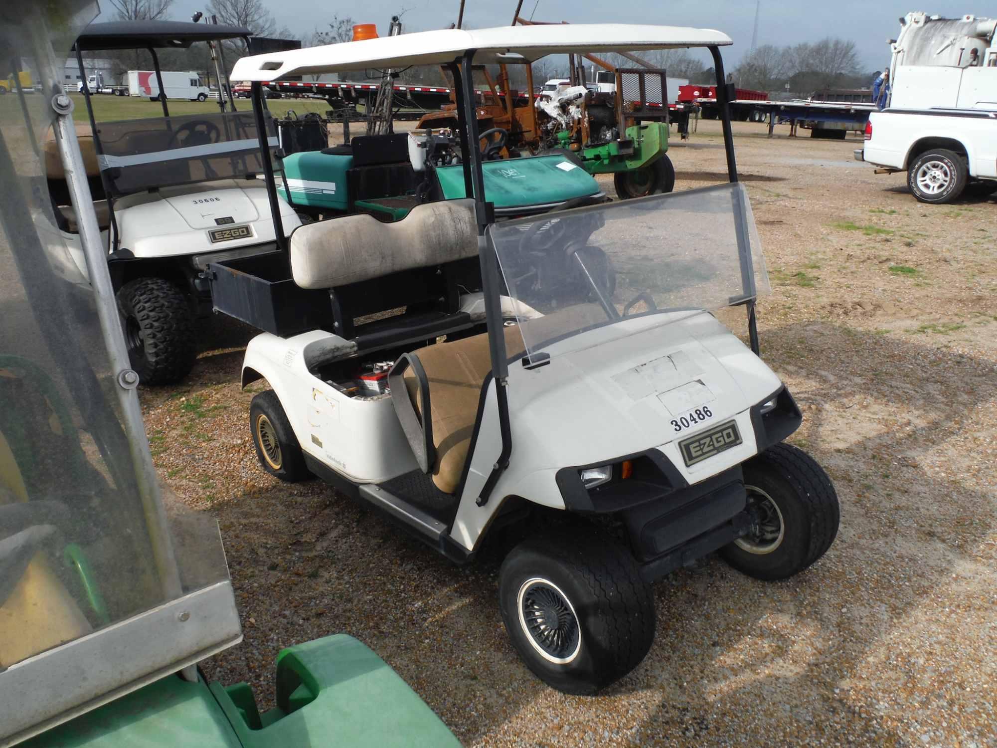EZGo Elextric Golf Cart, s/n 2423?? (No Title - Salvage): No Charger (Owned