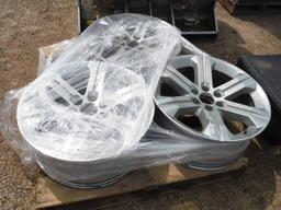 Pallet of (3) Chevy Truck Rims