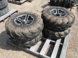 Set of (4) Polaris Ranger AT27x11-12 Wheels & Tires