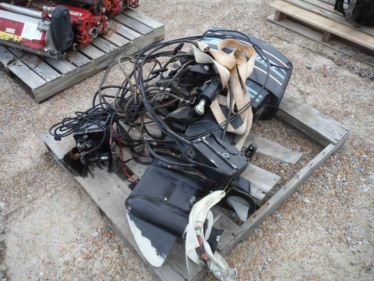 Mercury 65 Outboard Motor, s/n 3549841: w/ Cables & Controls