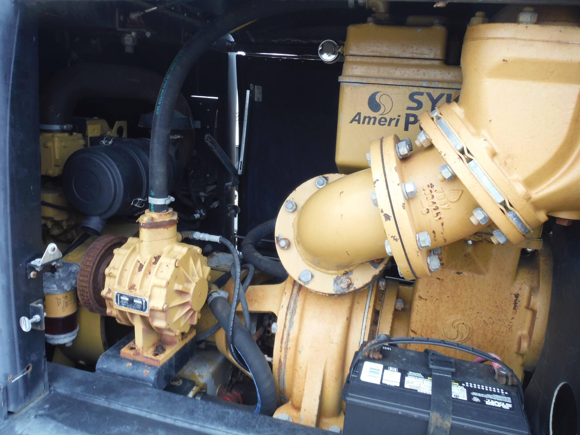 2012 Sykes Towable 6" Pump, s/n AP15190: Cat C4.4 Diesel, Meter Shows 1794