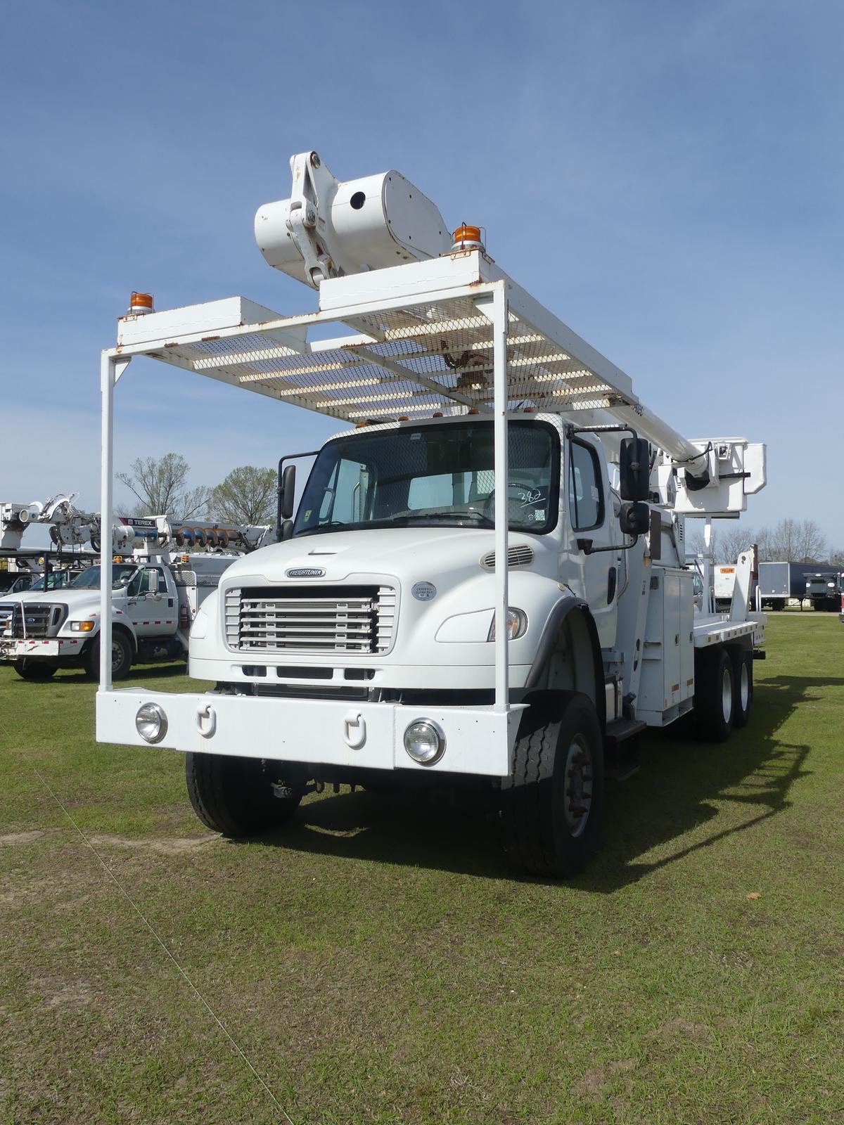 2013 Freightliner M2-106 Bucket Truck, s/n 1FVHCYBS6DHBZ8041: T/A, 6x6, Cum