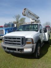 2005 Ford F450 Bucket Truck, s/n 1FDXF46P75EC97122: Powerstroke, Auto, Odom