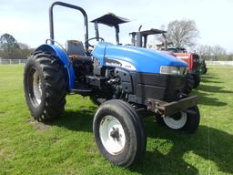 New Holland TT60A Tractor, s/n 260393: 2wd, Rollbar, PTO, Lift Arms, Diesel