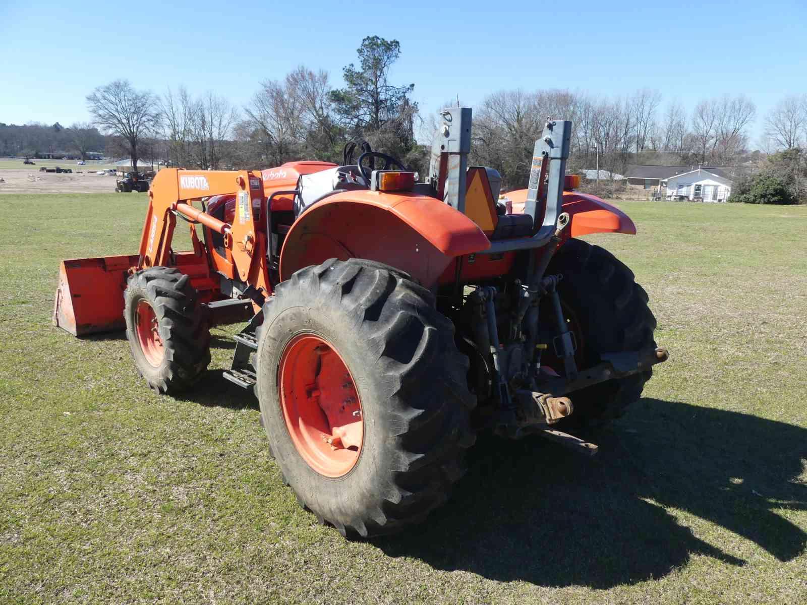 2016 Kubota M5-091 MFWD Tractor, s/n 52073: LA1854 Loader w/ Bkt., Drawbar,