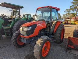 Kubota M8540D MFWD Tractor, s/n 53228: Encl. Cab, Hyd. Shuttle, 3PH, PTO, H