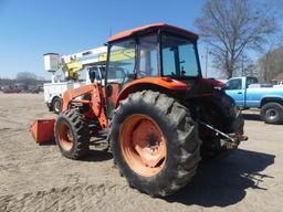 Kubota M108S MFWD Tractor, s/n 50073: C/A, LA1403 Loader w/ Bkt., Meter Sho