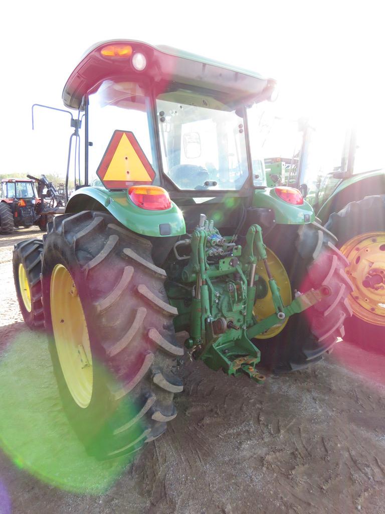 2016 John Deere 6135E MFWD Tractor, s/n 1P06135EHG0001336: Encl. Cab, PTO,