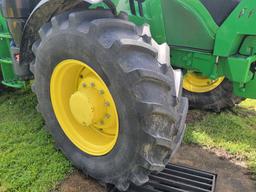 2022 John Deere 6155M MFWD Tractor, s/n 1L06155MLNG145771: C/A, Rear Duals,