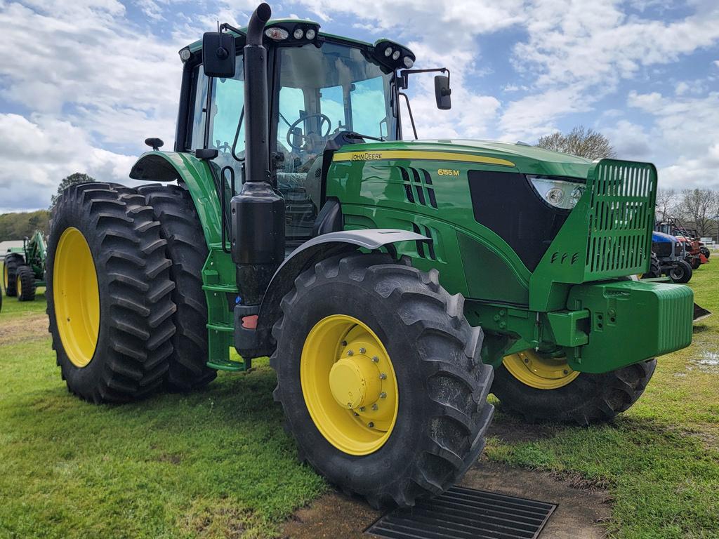 2022 John Deere 6155M MFWD Tractor, s/n 1L06155MLNG145771: C/A, Rear Duals,