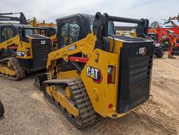 Cat 259D3 Skid Steer, s/n CW903300: C/A, 2-sp., Meter Shows 1362 hrs